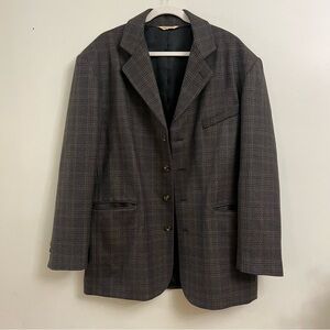 Classic Plaid Men's Blazer